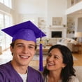 thumbnail image 1 of Graduation Tassel 2026 Charm High School Graduation Gifts Purple Fabric Cap Decorations Grad Cap Topper Party Supplies Set, 1 of 7