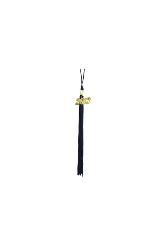 Tassel Navy Blue with a Gold 2012 Year Charm
