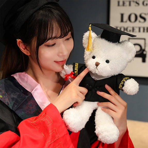 Graduation Teddy Bear 2025 Graduation Gift - Adorable Graduation Doll Toy Teddy Bear for Class of 2025 Graduation Plush Keepsake for Kindergarten, High School & College(M)