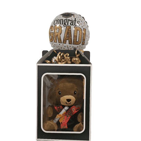 Graduation Bear Gift Box Set, Plush, Cotton