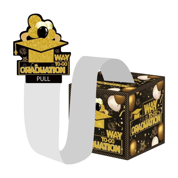 Graduation Theme Money Gift Box Party Game Draw Money Surprise Box Decoration Paper Lottery Box