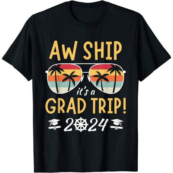 Graduation Trip Cruise 2024 Ship Senior Matching Cruise T-Shirt