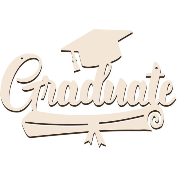 Graduation Wooden Sign Wood Graduation Party Decorations Wall Hanging Art Decorations Wood Sign Graduation Picture Props for Graduation Party Decorations 7.87x11.81 for DIY
