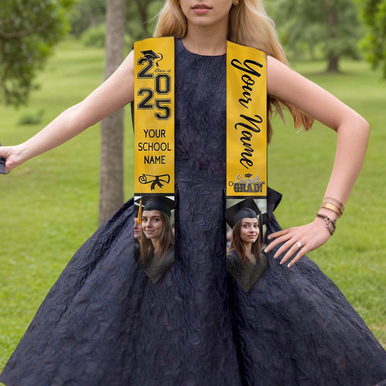 Graduation Wraps Shawl With V Neck Pointed Design For Elegant ...