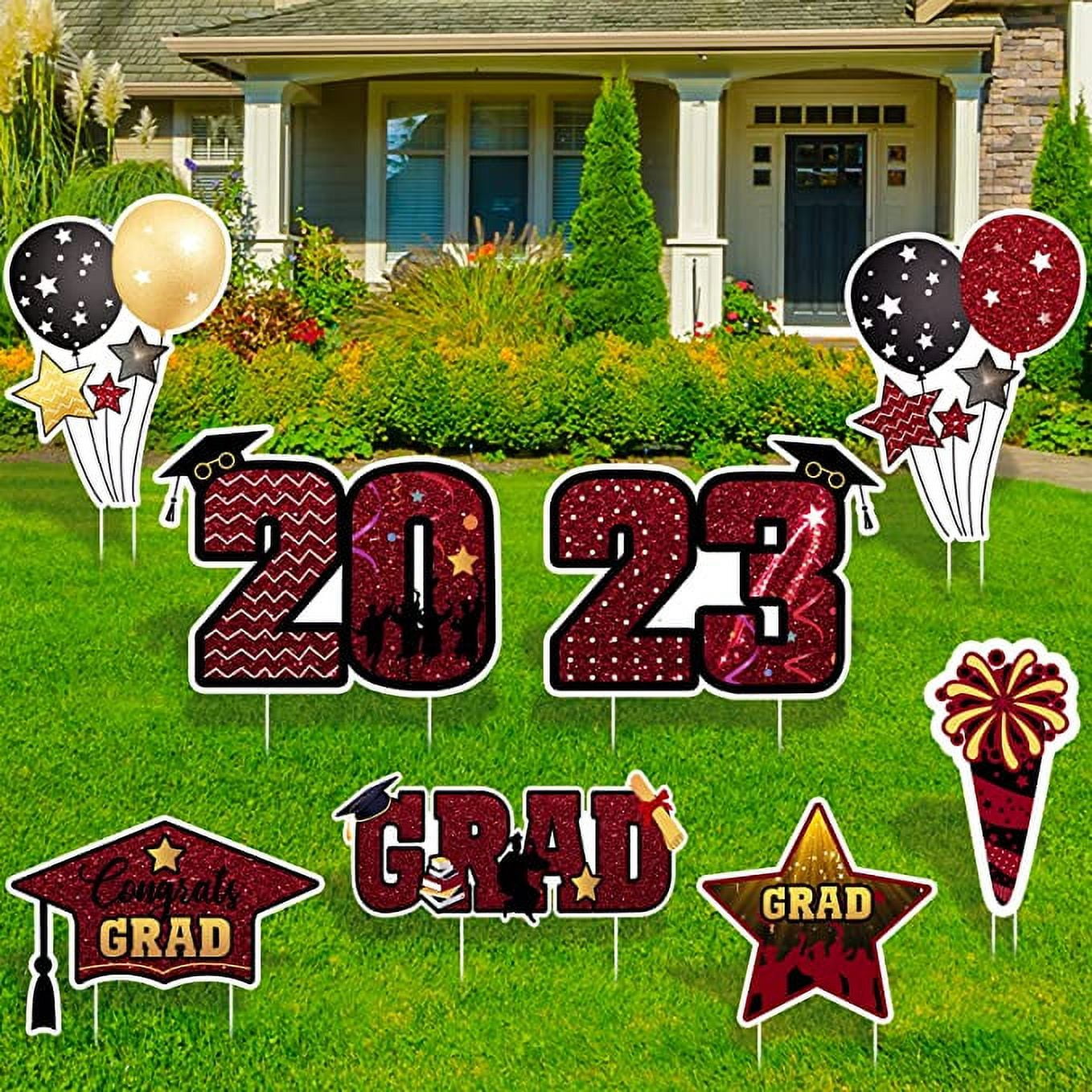 Graduation Yard Sign 2023 Graduation Decorations, Grad Yard Signs with