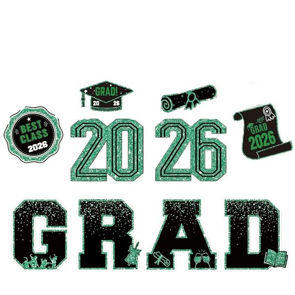 Graduation Yard Sign 2026 Outdoor Lawn Decor Congrats Grad Party Stakes Porch Decoration Celebration School Ceremony Banner