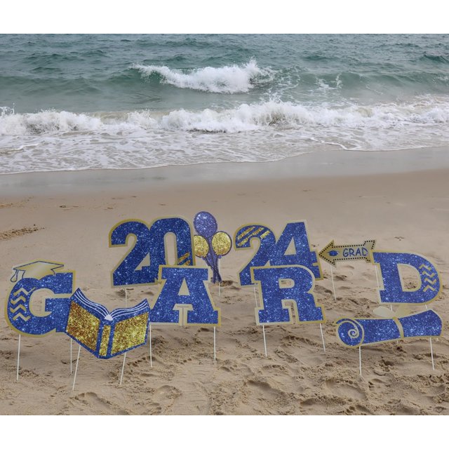 Graduation Yard Sign GARD Letters Graduation tions Class of 2024 Yard