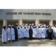 thumbnail image 1 of Graduation class at the Greater Mt. Calvary Holy Church Poster Print, 1 of 4