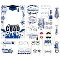 thumbnail image 1 of Graduation decorations 2026, Photo Booth Props, Photo Props for Photo Booth, Graduation Party, Blue White Accents, Kindergarten Graduation decorations, Graduation Party Supplies,, 1 of 7