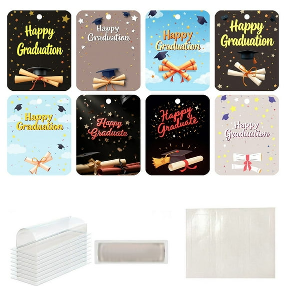 Graduation decorations;Graduation Day Themed Creative Wallet Insert Cards And Gift Decoration Set;graduation gift