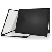 GraduationMall 8.5"x11" Smooth Padded Diploma Cover Certificate Holder Black