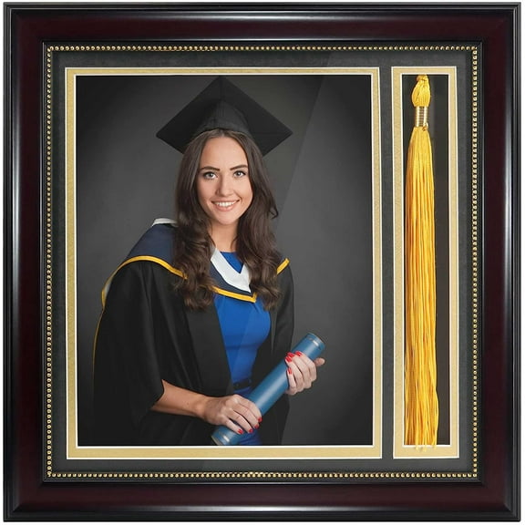 GraduationMall Graduation Photo Shadow Box Frame with Tassel Holder for 8x10 Pictures