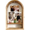 thumbnail image 1 of CFCSRP Shadow Box Frame 10x16 Arch-Shaped Display Cases with Linen Back and Removable Shelves, Picture Frame Wedding Bouquet Memorabilia Medals Photos Memory Box for Keepsakes, 1 of 8