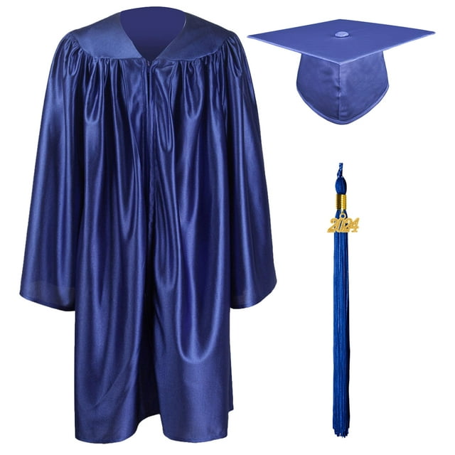 GraduationMall Shiny Kindergarten & Preschool Graduation Gown Cap Set ...