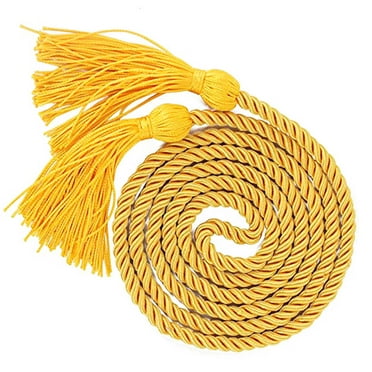 GraduationMall Solid Color Honor Cord 68" Gold