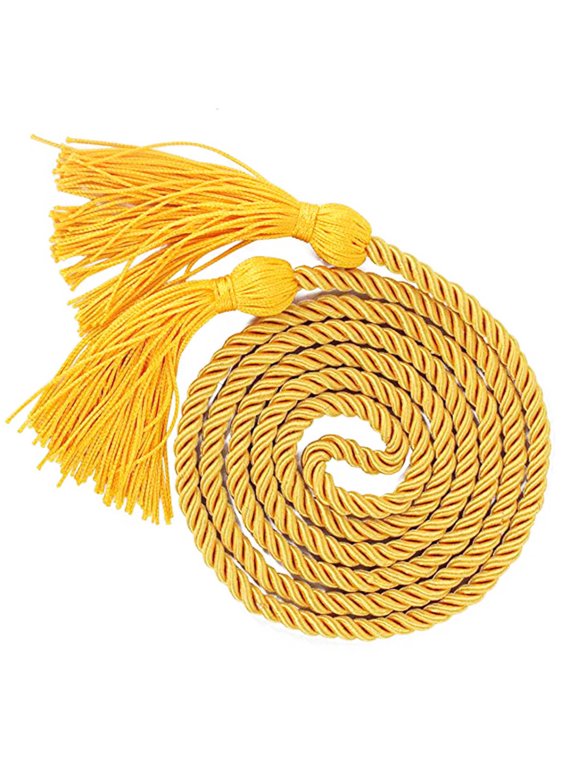 Solid Color Honor Cord 68" Gold