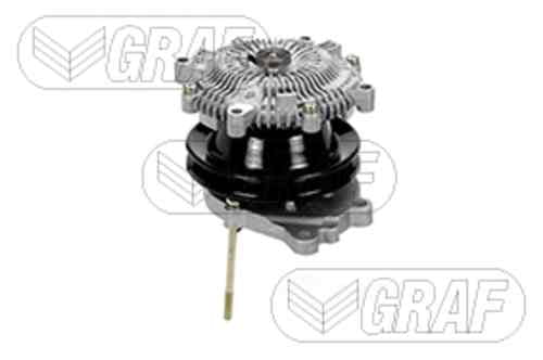Graf PA812 Engine Water Pump with Fan Clutch