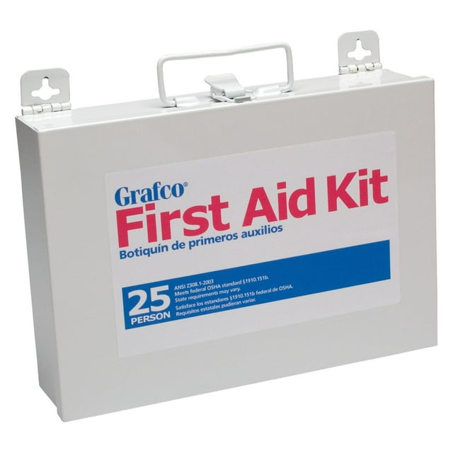 Grafco 25 Person First Aid Kit - 170 Pieces