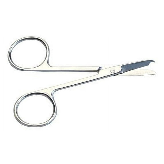 Grafco Curved Operating Scissors, 4.5", Sharp/Blunt, Stainless Steel, 2633