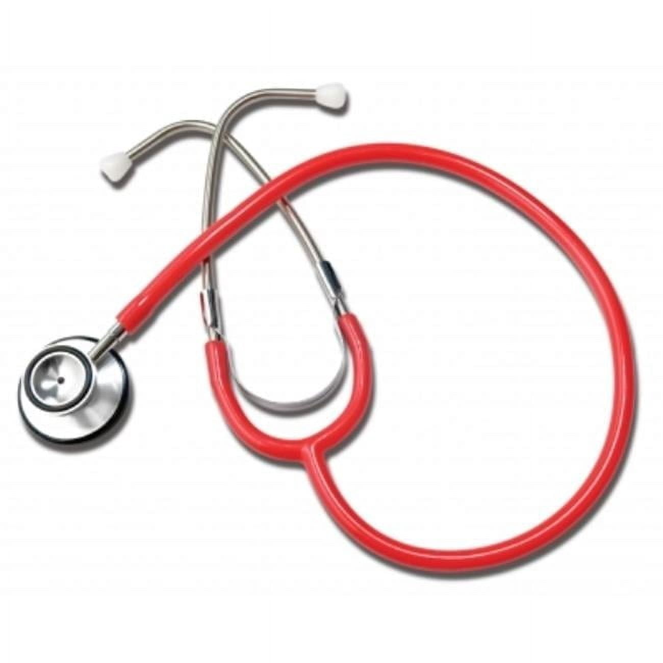 Stéthoscope Double Tête Medline - Lot De 2 - Rouge - Neuf - Pour Médecine/vétérinaire/pédiatrie