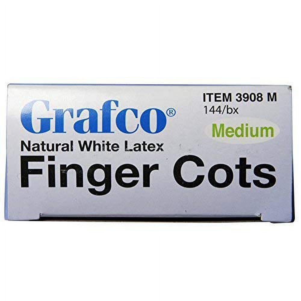 Grafco Finger Cots, Medium, Box of 144