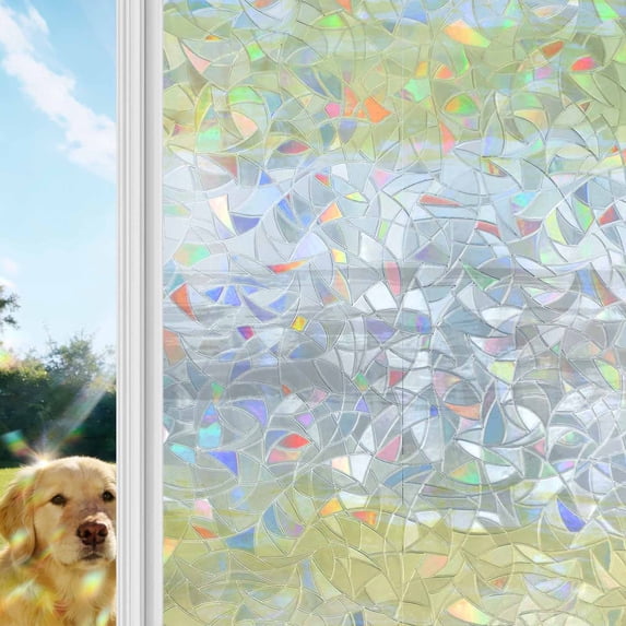 Window Graffiti Tint Graffiti Abstract Stripe Rainbow Window Privacy Film, Grey Lemon Yellow ...