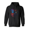 thumbnail image 1 of Graffiti Alien Hoodie Men -Image by Shutterstock, Male 3X-Large, 1 of 4