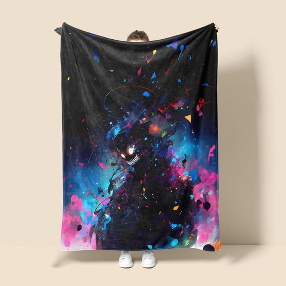 Graffiti Anime Flannel Blanket, Decor