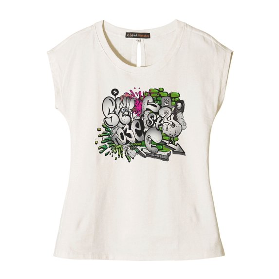 Graffiti Art -3 Printed Cotton Fashion Casual Wear T-shirt Plus Size WTS_02 XL