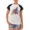 thumbnail image 1 of Graffiti Art -7 Printed 100% Cotton Short Sleeves Tee Raglan T- Shirt WTS_04 M, 1 of 1