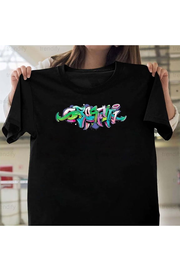 Graffiti Artist Street Art And Graffiti Tag Themed Graphic, H9708 Unisex T-Shirt, Up to 5XL Available