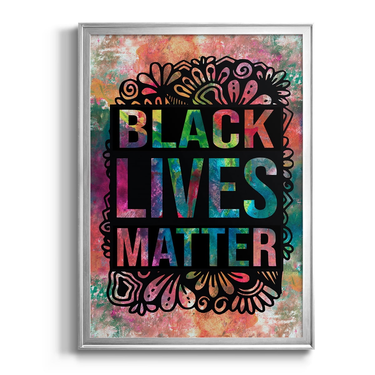 Graffiti Black Lives Matter Premium Classic Framed Print - Ready to Hang
