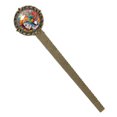 thumbnail image 1 of Graffiti Book Lovers' Delight: Lace Bookmark in Antique Bronze – Exquisite Book Accessory and Stylish Book Marker, 1 of 5