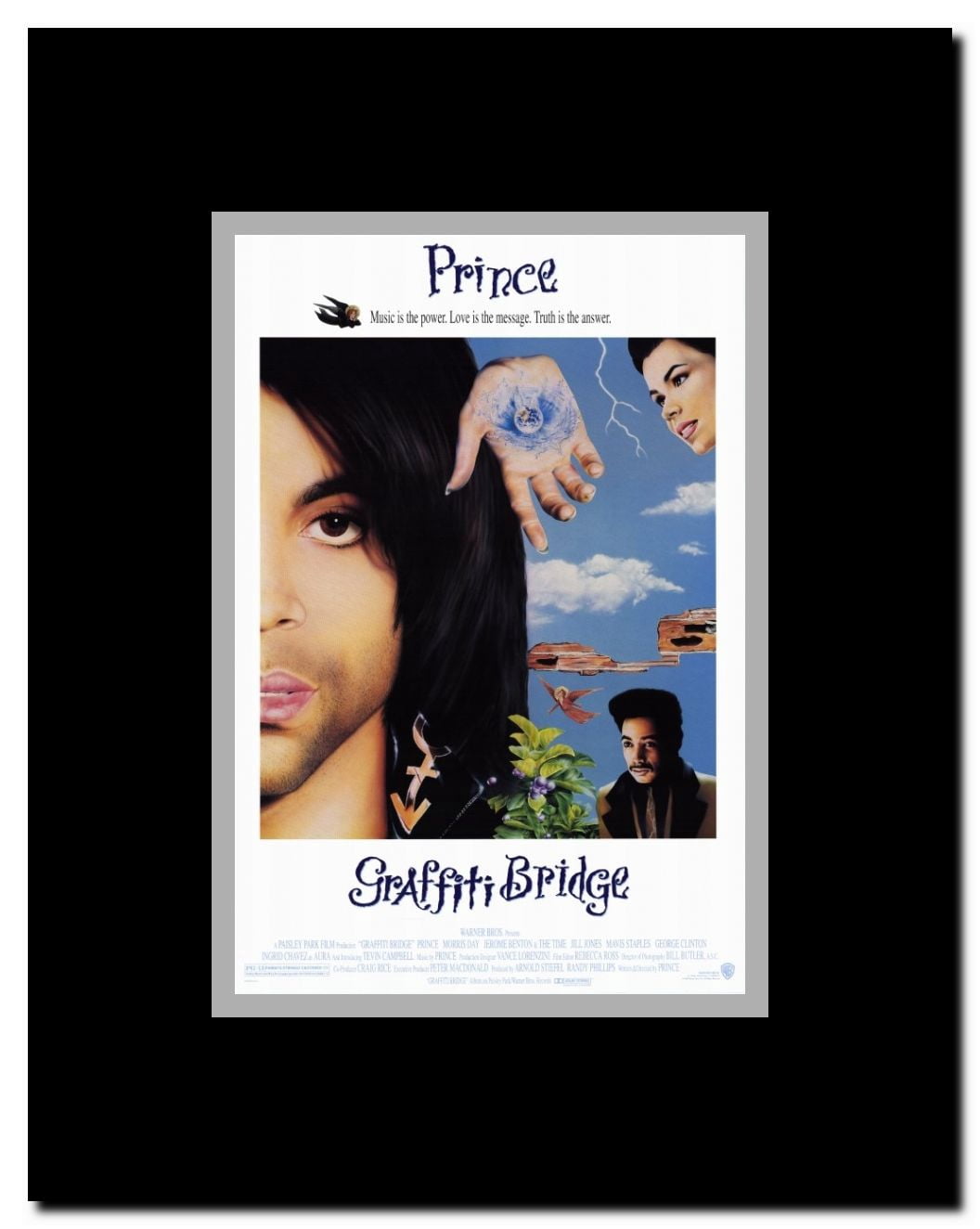 Graffiti Bridge Framed Movie Poster
