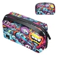 thumbnail image 1 of Graffiti Cable Organizer Waterproof Oxford Cloth Travel Case, PC Case, Cable Organizer Bag, Cable Organizer Desk, Electronic Digital Products Storage Case 5.9x9.44x3.14 in, 1 of 6