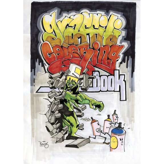 Graffiti Coloring Book, (Paperback)
