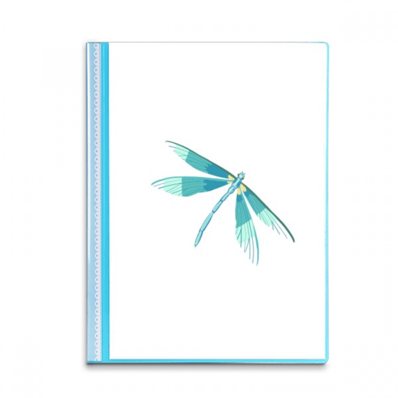 Graffiti Dragonfly Specimens Book Sheet Protectors Portfolio Binder Folder