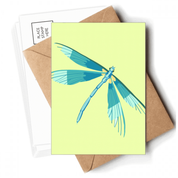 Graffiti Dragonfly Specimens Postcards Envelopes Blank Note Cards Mailing