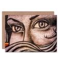 thumbnail image 1 of Graffiti Eyes Dublin Greetings Card Plus Envelope Blank inside, 1 of 4