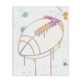 thumbnail image 1 of Stupell Industries Graffiti Football Drip Canvas Wall Art, design by Marcus Prime, 48 x 36, 1 of 7