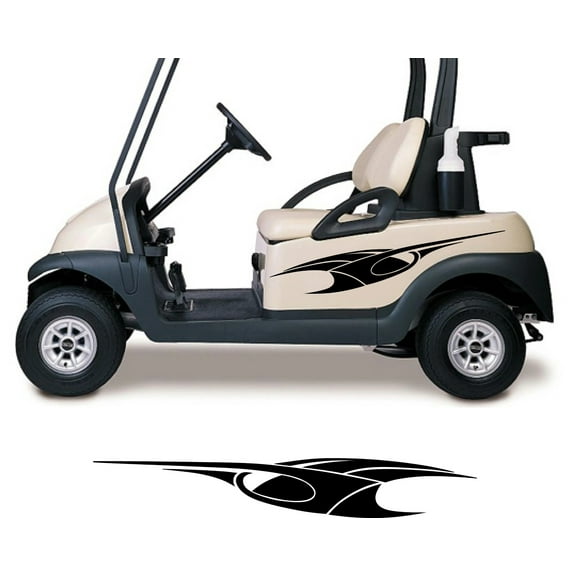 Graffiti Golf Cart Decals Accessories Side by Side Racing Stickers Graphics GC605