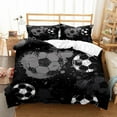thumbnail image 1 of Graffiti Hippie Quilt Cover With Pillow Cases Child Room Decor, Football Soccer Design Bedding Duvet Quilt Cover Bed Sheets, 1 of 6