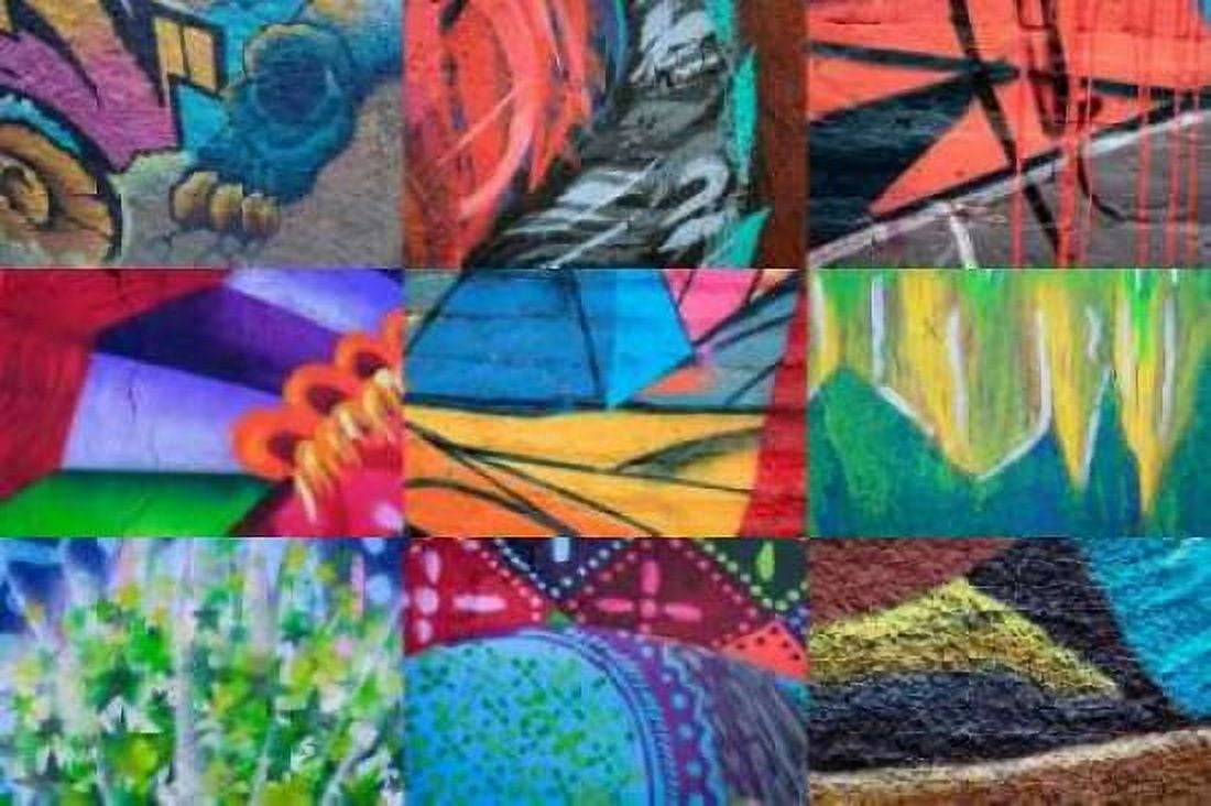 Graffiti II Canvas Art - Kathy Mahan (20 x 28)