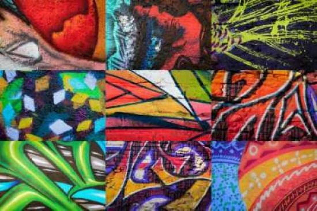 Graffiti III Canvas Art - Kathy Mahan (20 x 28)
