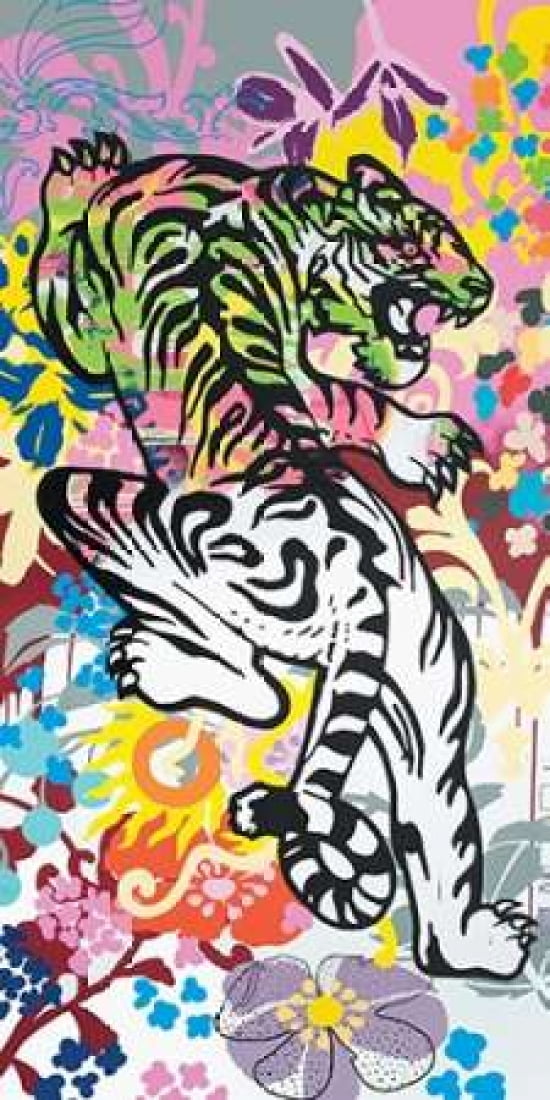 Graffiti Jungle Canvas Art - Ben Allen (24 x 48)
