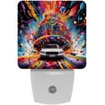 thumbnail image 1 of Graffiti LED Square Night Lights - Energy Efficient and Stylish Room Lighting Solution, 1 of 6