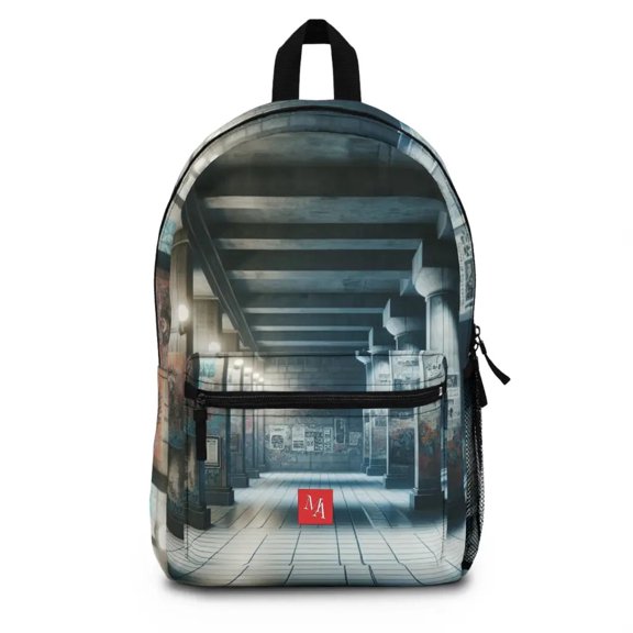 Graffiti-Lined Passageway - Backpack