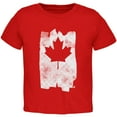 thumbnail image 1 of Graffiti Maple Leaf Canadian Flag Toddler T Shirt Red Toddler Size 5/6, 1 of 1