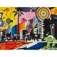 thumbnail image 1 of Graffiti Mural Paralimni Tertiary Cyprus Large Wall Art Print, 1 of 1