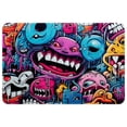 thumbnail image 1 of Graffiti Non-Slip Machine Washable Polyester Kitchen Mat Indoor Rug Kitchen Rug, 1 of 6